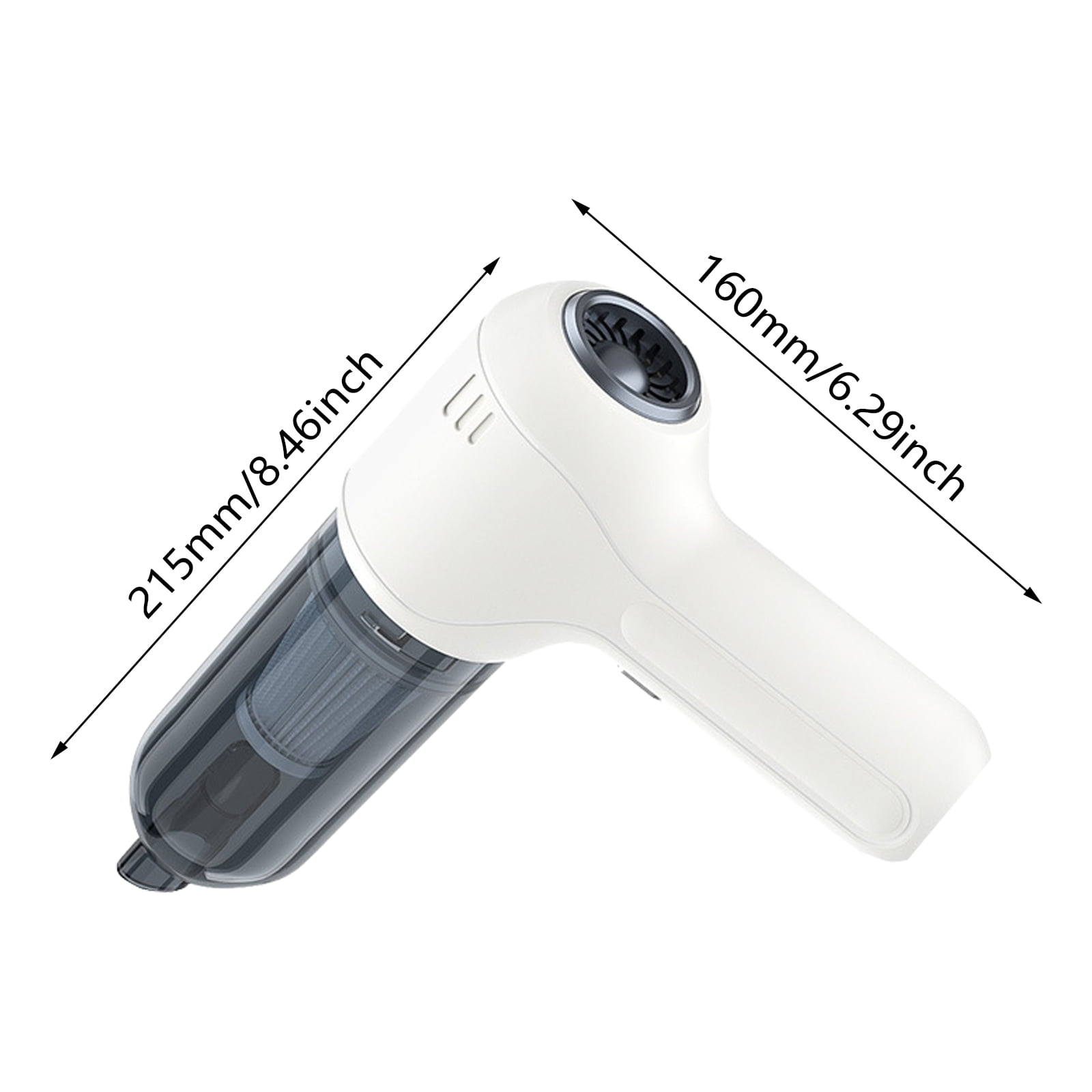 Easy to Use Car Vacuum Cleans Auto Dust Blowing with Extended Reach Handheld Car Vacuum Tool for Efficient Dust Removal