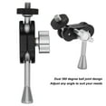 thumbnail image 3 of Articulated  Arm, High Strength  Arm Aluminum Alloy 1/4 Inch 20 Threaded Screw Adapter Adjustable With Cold Shoe Mount For Camera, 3 of 8