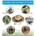 thumbnail image 4 of Fesfesfes Outddor Sun Hat Bucket Hat Unisex Summer Bush Fishing Hiking Round Camouflage Cap, 4 of 5