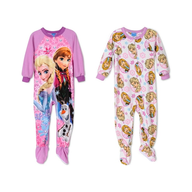 Disney Congelés 2 Onesies Polaire Filles Pyjamas, Tailles Bambin 2T-4T