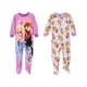 Disney Congelés 2 Onesies Polaire Filles Pyjamas, Tailles Bambin 2T-4T – image 1 sur 1