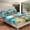 Green Blue, variant on Erosebridal Coastal Beach Bed Sheets Set Twin Size, Summer Holiday Bed Sheets Twin, Ocean Starfish Reversible Sheet Set Twin, Ultra Soft Bedroom Decorative, 3pcs