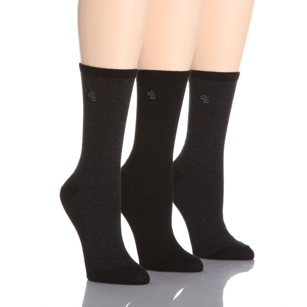 Ralph Lauren Women's Ralph Lauren 34004 Tweed Cotton Trouser Socks