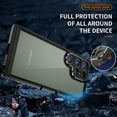 thumbnail image 4 of ELEHOLD for Samsung Galaxy S24 Ultra Hybrid Clear Case,Transparent Clear Metal Lens Frame All-inclusive Lens Protection Metal Button Slim Shockproof Case for Galaxy S24 Ultra,Black, 4 of 7