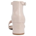 thumbnail image 4 of Sugar Women's Low-Chunk Low Heel Dress Shoe Ladies Ankle Strap Pump Sandal-Noelle Low-Chunk Low Heel-Nude Patent-7, 4 of 5