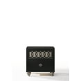 thumbnail image 2 of 26" X 16" X 26" Copper Shimmery And Black Rubber Wood Nightstand, 2 of 2