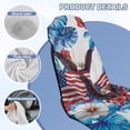 thumbnail image 7 of Bulopur Bald Eagle Front Car Seat Cover Towel for Men 250 Years of America Decorative Car Seat Protector with Storage Bag for Beach Vacation Portable Fit SUV Sedan Truck 1pcs, 7 of 7
