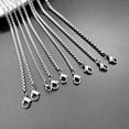 thumbnail image 2 of Chaîne en Corde Boîte Collier Chaîne en Acier Inoxydable Pendentif F4U3, 2 of 6