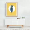 thumbnail image 3 of Feather in a circle III - Illustration Minimalist Nature Abstract Modern Art Boho Unframed Wall Art Print 12 x 16 inches, 3 of 4