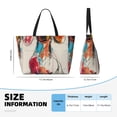 thumbnail image 4 of Disketp Colorful Dachshund Art Bolsa de Playa de Gran Capacidad, Bolso Impermeable y a Prueba de Arena para Mujer, Ideal para Playa, Piscina y Natación, 4 of 7