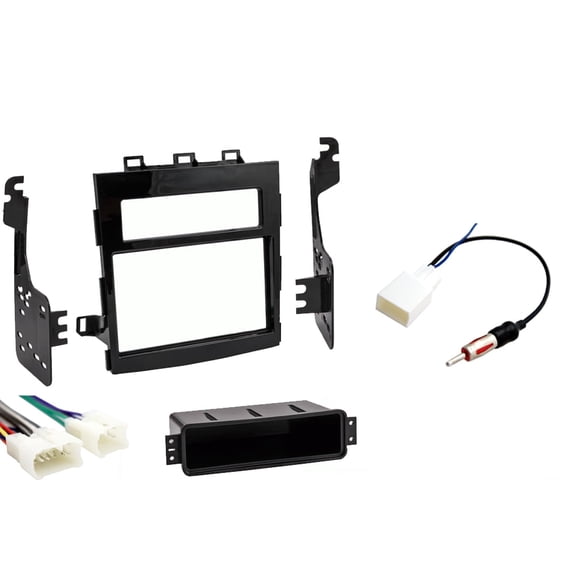 Fits Subaru Crosstrek 2018 Metra Double DIN Dash Kit with Harmony Radio Harness