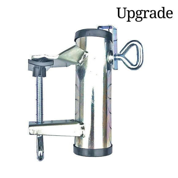 Soporte Para Sombrilla De Balcón, Soporte De Sombrilla De Acero Inoxidable De Hierro Con Clip Fijo Resistente Y Duradero Flexible Para Terraza