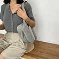 thumbnail image 4 of Sac à Bandoulière en PU Mode pour Femmes Pur Sac Banane (Marron Clair), 4 of 8