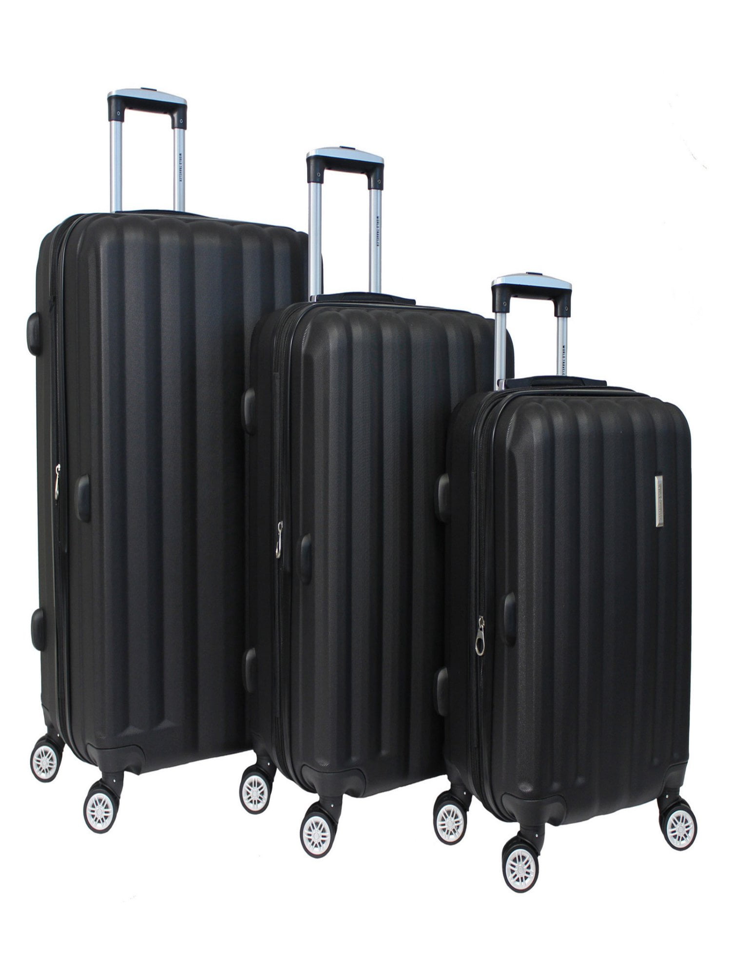 World Traveler Adventure 3Piece Hardside Spinner Luggage Set