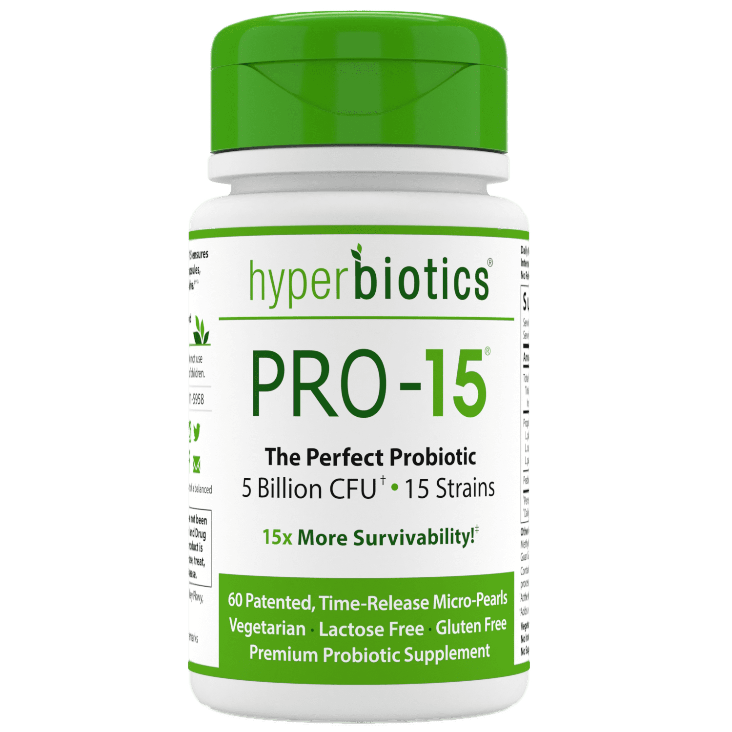 Hyperbiotics PRO15 'The Perfect Probiotic' Digestive & Immune