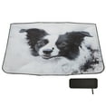thumbnail image 2 of Qxltty Cute Border Collie Windshield Sun Shade Umbrella Protect Car from Sunrays and Heat Damage Keep Cool and Interior, 2 of 7