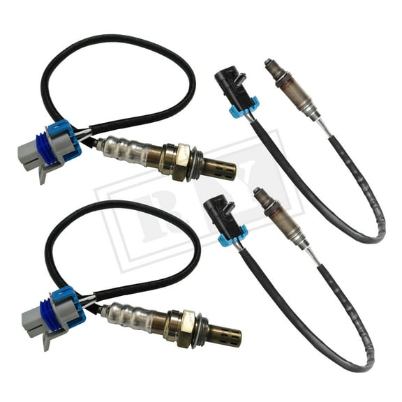 Ruiya 4PCS Upstream   Downstream For 2012-2015 Chevrolet Silverado 2500 HD, GMC Sierra 2500 HD 6.0L O2 Oxygen Sensor