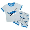 thumbnail image 5 of Toddler Boy Clothes Cartoon Cotton Summer Short Sleeve T-Shirt and Shorts 4 Pcs Kids Outfit Set 3-8 Year, 5 of 6