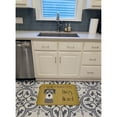 thumbnail image 3 of Carolines Treasures BB1454RUG Schnauzer Spoiled Dog Lives Here Machine Washable Memory Foam Mat 19 X 27" multicolor, 3 of 4