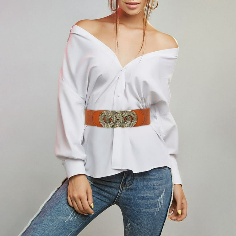 Wide waist shop belts fashion