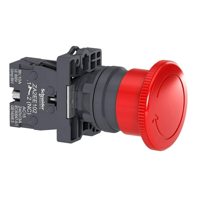 Botón De Paro Emergencia Schneider Electric Rojo 40Mm Cabeza