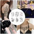 thumbnail image 5 of 6 piezas de tatuajes temporales para mujeres, arte corporal, adultos, tatuaje falso, chica Sexy, 5 of 5