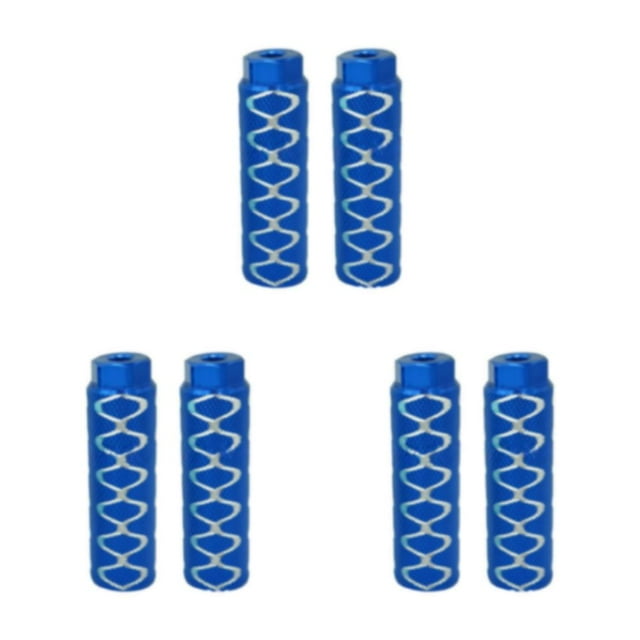 Baohd 2x Precise Fit And Corrosion-resistant Bike Pegs For Long-lasting Usage blue 3Set