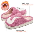 thumbnail image 3 of Ecetana House Slippers for Women Men Fuzzy House Shoes with Memory Foam, 3 of 7