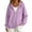 3# Light Purple, variant on Womens Hoodies Zip Up Casual Long Sleeve Oversized Hoodie Y2K Full Zipper Fleece Preppy Sweatshirts Jackets Dark Gray L