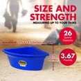 thumbnail image 3 of Little Giant PCF6BLUE Heavy Duty Plastic Corner Feeder Holds 6.5 Gallons, Blue, 3 of 8