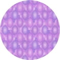 thumbnail image 1 of Ahgly Company Machine Washable Indoor Round Transitional Violet Purple Area Rugs, 8' Round, 1 of 7