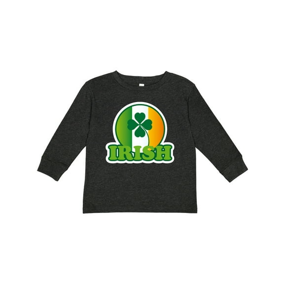 Inktastic St Patricks Day Cute Irish Boys or Girls Long Sleeve Toddler T-Shirt