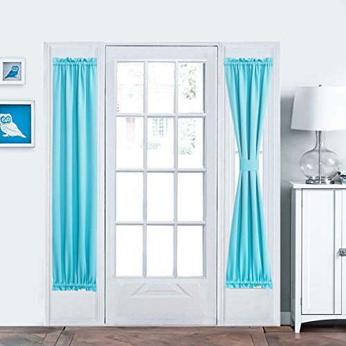 Aquazolax Thermal Insualted French Door Curtain Side Panels - Blackout