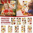 thumbnail image 2 of Less Than 5 Stickers Thanksgiving Stickers 10pcs Turkey Pumpkin Sticker Transfers Wall Sticker, 2 of 9