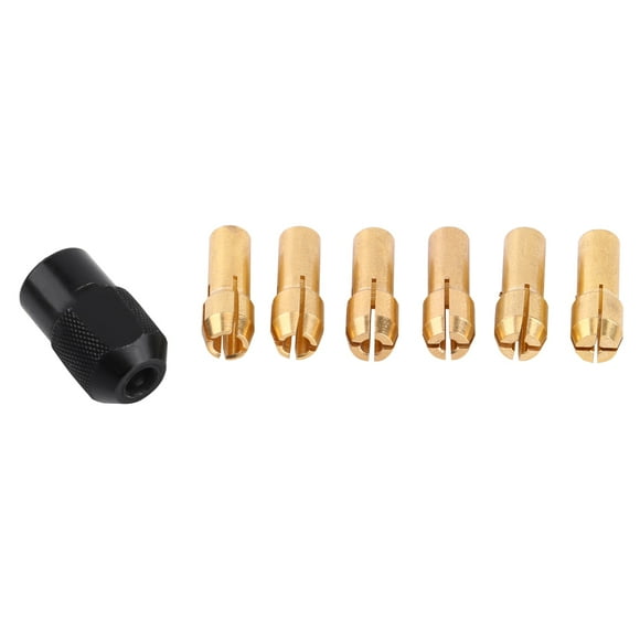 Collet Holder,6pcs Collet Chuck Sleeves Collet Chuck Power Tool Collet Eco-Friendly Materials