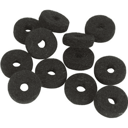 Felt Washer - Fend Felt Washers Blk 12Pk