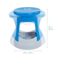 thumbnail image 2 of ECR4Kids Active Storage Wobble Stool, 18in Seat Height, Children's Furniture, Blue/Light Grey, 2 of 9