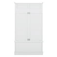 thumbnail image 3 of Ataucjin Modern Hall Tree With Storage Shoe Bench 4 Hooks Coat Racks Storage Cabinets Display Racks, Multi-functional Hall Tree For Living Room, Entryway, Hallway, 3 of 8