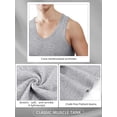 thumbnail image 2 of Emprella 3 Piece One Shirt for Men Classic Men Tank Top Cotton Tank Top Undershirt Sleeveless Workout Gym Tank Top for Men, 2 of 7