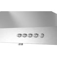 thumbnail image 5 of Streamline 30 in. Bernardo Convertible Wall Mount Range Hood in Brushed Stainless Steel with Baffle Filters, Push Button Control, LED Light, 5 of 9
