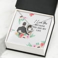 thumbnail image 3 of I Love You Because You Are My Life Forever Necklace w Message Card, 3 of 7