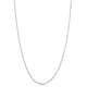 thumbnail image 1 of Kooljewelry Collar De Cadena De Cuerda De Oro Blanco De 14 K (0,9 Mm 16 Pulgadas), 1 of 5