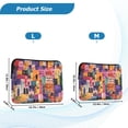thumbnail image 4 of FORMRS 15-15.6 inch Laptop Sleeve Case Soft Carrying Quilted Computer Bag Cover, Art Buildings, 4 of 7