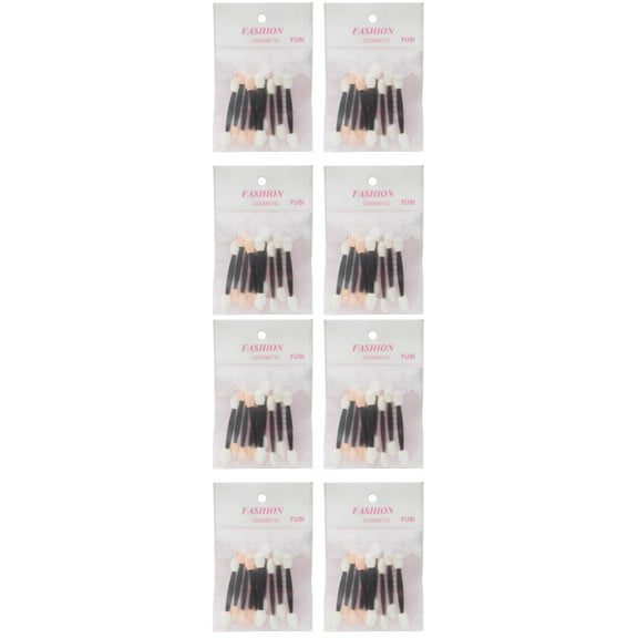 Set of 2 Eyeshadow Stick Brush Double Sponge Sticks Makeup