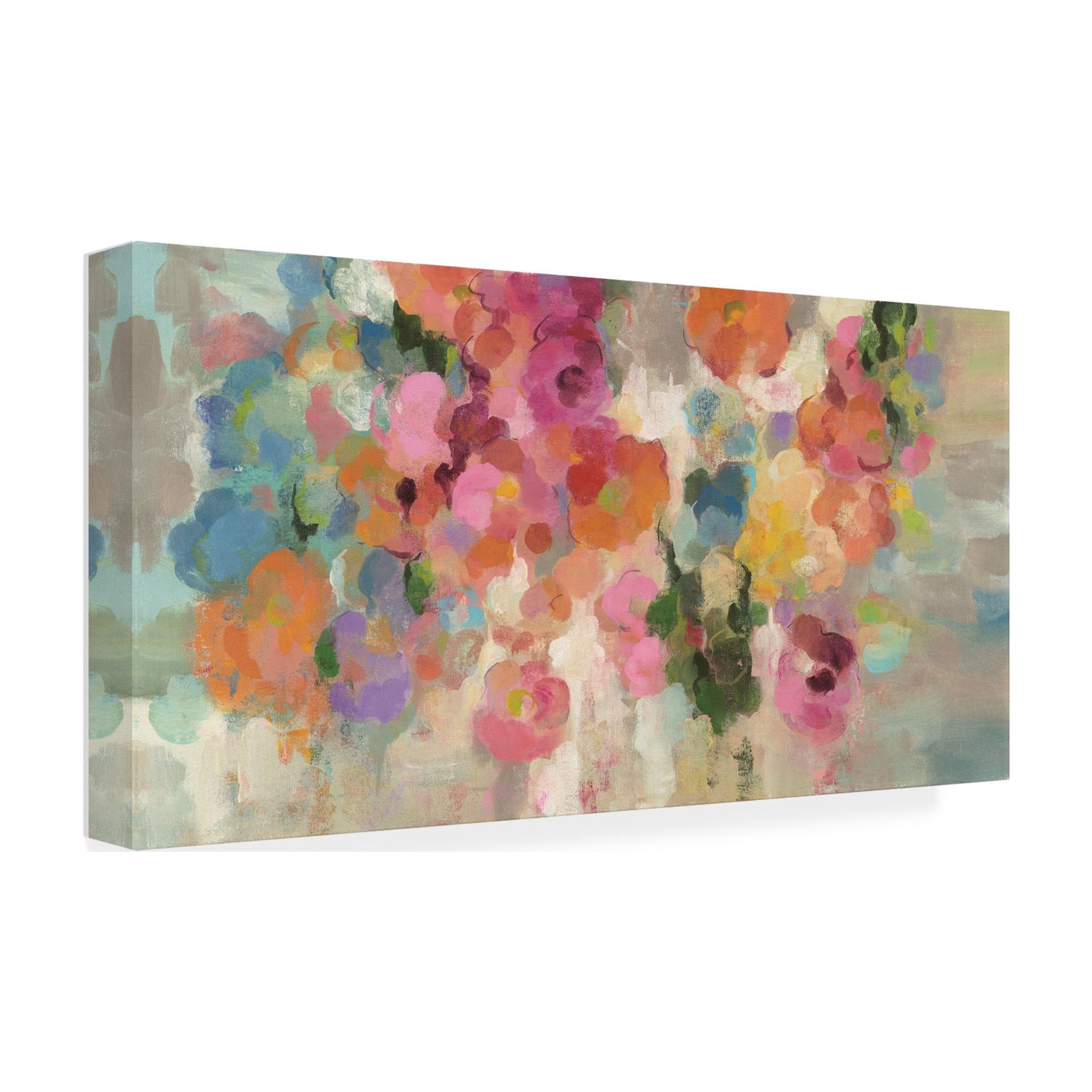 Trademark Fine Art 'Colorful Garden I Crop' Canvas Art by Silvia Vassileva