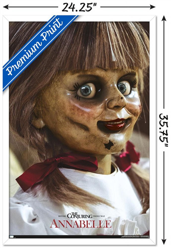 Annabelle - Close Up Wall Poster, 22.375" x 34", Framed