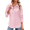 Pink, variant on Zeagoo Button Down Shirts for Women Wrinkle Free Long Sleeve Collared Dress Blouses Casual Work Office Tunics Tops