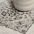 thumbnail image 5 of BNM Modern Medallion Indoor Area Rug, 3' x 5', Cream-Grey, 5 of 7