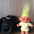thumbnail image 5 of Lucky Troll Dolls,Vintage Troll Dolls Chromatic Adorable for Collections, School Project, Arts and Crafts, Party Favors - 7.5 Tall Yellow(Include The Length of Hair), 5 of 5