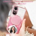 thumbnail image 5 of Kickstand Case for OPPO Reno 10 Pro 5G Cover Soft TPU Silicone Phone Case with Luxury Magnetic Mirror Stand Shell for Women Men Anti-Fall Cover Compatible with OPPO Reno 10 Pro 5G Case, 5 of 7